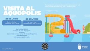 Inscripciones abiertas para las visitas al parque acuático Aquópolis el 23 y 25 de junio en la región