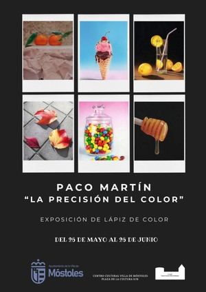 Móstoles presenta la exposición "La precisión del color" del artista Paco Martín, un viaje al hiperrealismo con lápices de color hasta el 26 de junio