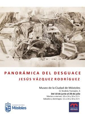 Móstoles presenta la innovadora exposición "Panorámica del desguace" de Jesús Vázquez Rodríguez