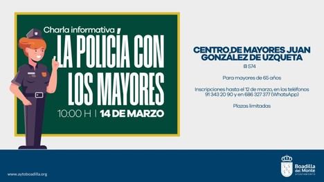 La Policía Local realizará charlas informativas para mayores en Uzqueta