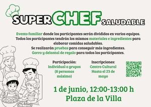 Soto del Real celebra el evento familiar "Super Chef Saludable" el 1 de junio