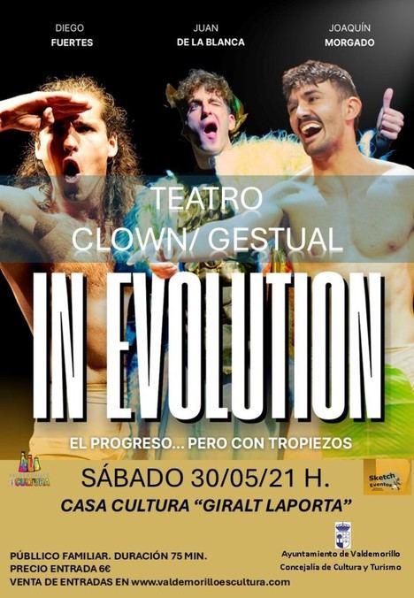 Risas y reflexiones en Valdemorillo con 'IN EVOLUTION', una comedia clown para toda la familia
