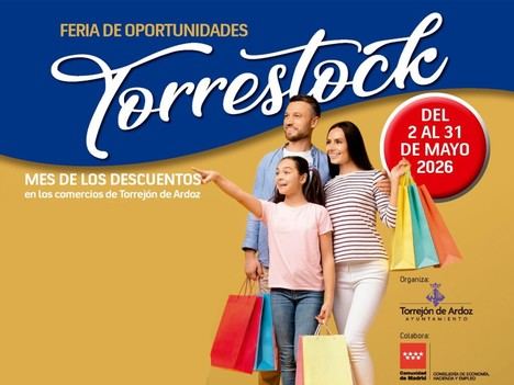 Aprovecha los últimos días de 'Torrestock: Feria de Oportunidades' en Torrejón, con descuentos en 76 comercios locales hasta el 31 de mayo